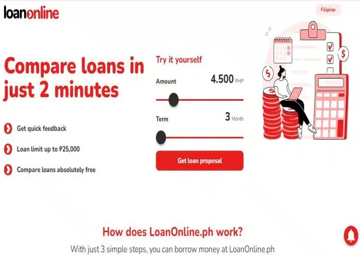 LoanOnline – Top lending companies in the Philippines without Collateral