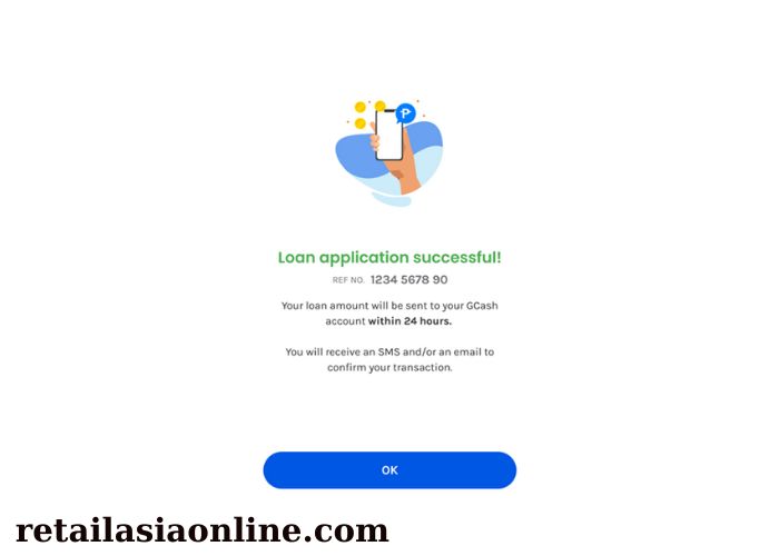 Guide to apply for a GCash loan - Step 7