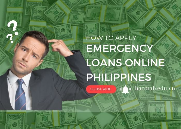 how to apply emergency loans online Philippines
